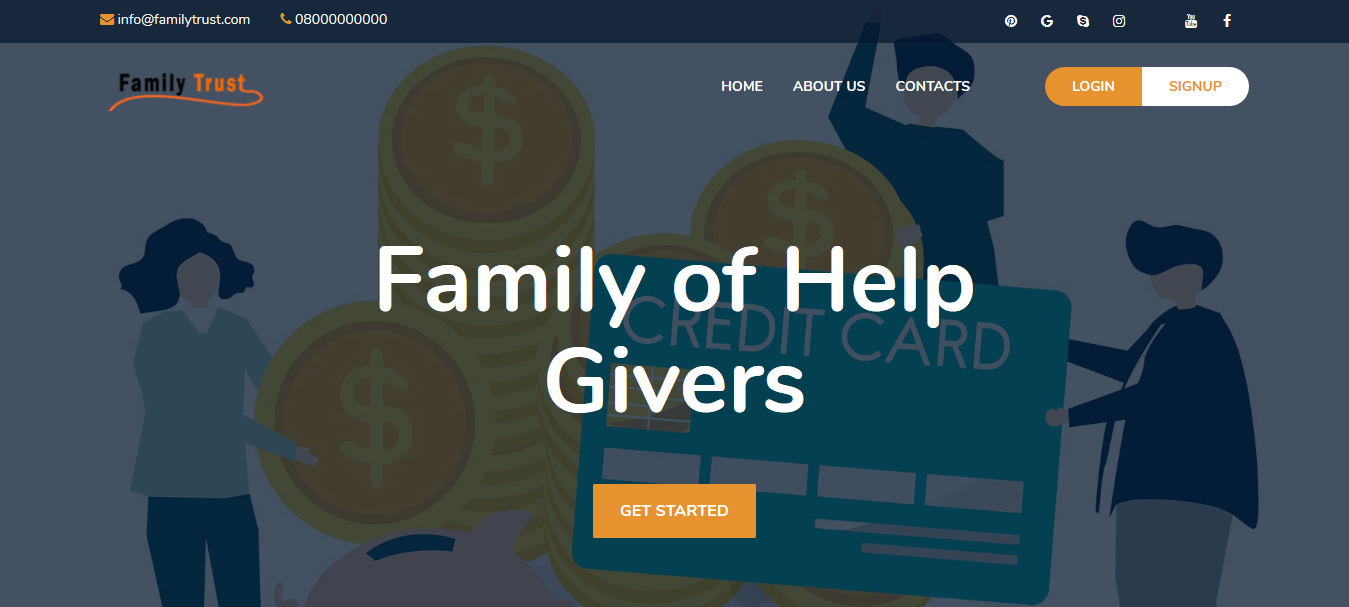 FamilyTrust - A Modern P2P Donation system